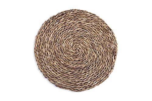 HERSIG - Pack 6 Salvamanteles Individuales | Manteles Individuales Redondos de Enea - 20 cm