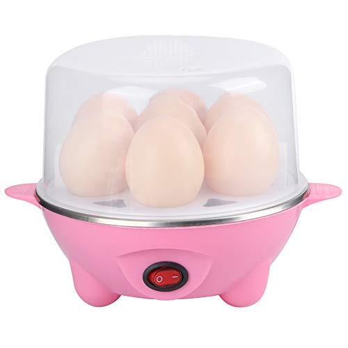 Hervidor de huevos Máquina de cocción multifunción para el hogar Utensilios de cocina Enchufe de la UE 220 V para hervidos, escalfados, revueltos, tortillas, verduras al vapor, mariscos, albóndigas(C)