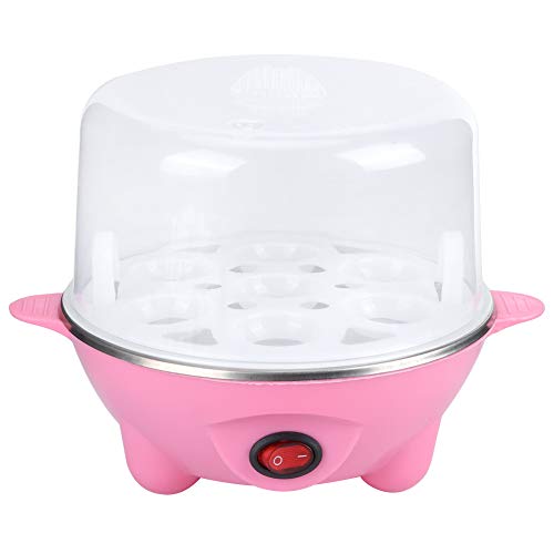 Hervidor de huevos Máquina de cocción multifunción para el hogar Utensilios de cocina Enchufe de la UE 220 V para hervidos, escalfados, revueltos, tortillas, verduras al vapor, mariscos, albóndigas(C)