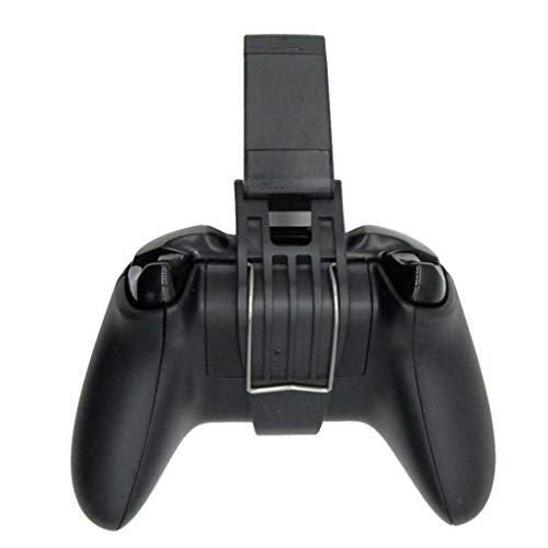hetuioiyster, Soporte de Montaje para teléfono móvil, Controlador de Gamepad, Soporte de Clip para Xbox-One, Mango de plástico Negro + Soporte de Metal