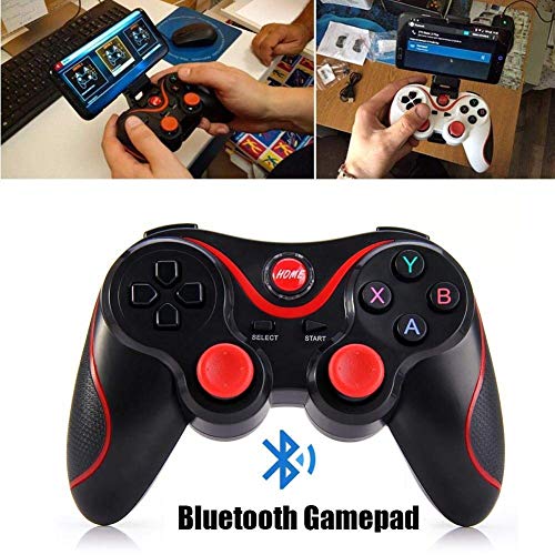 HHHHGGGG [Genuino T3 Bluetooth Wireless Gamepad, S600 STB S3VR Game Controller Joystick para Android iOS Mobile Phones PC Game Handle