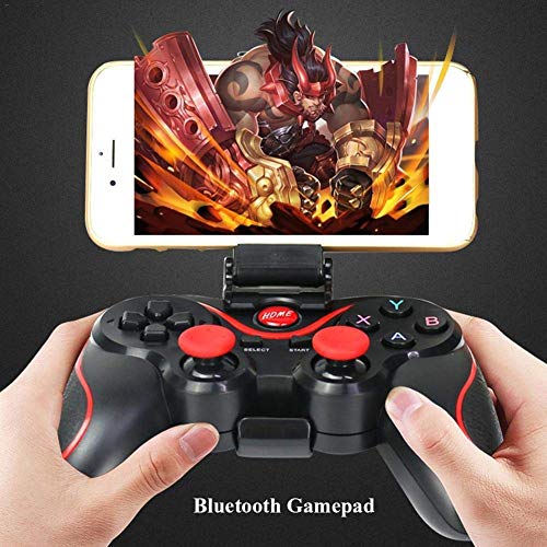 HHHHGGGG [Genuino T3 Bluetooth Wireless Gamepad, S600 STB S3VR Game Controller Joystick para Android iOS Mobile Phones PC Game Handle