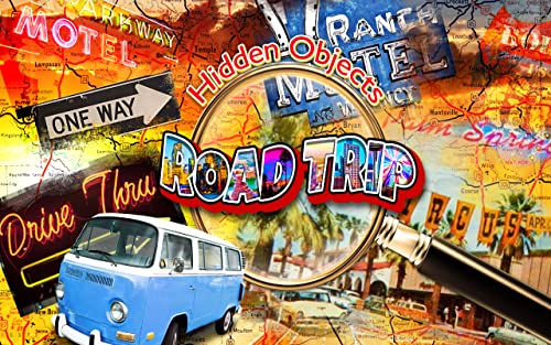 Hidden Objects Road Trip USA – New York, Florida, Hawaii, San Francisco, Hollywood, Chicago, DC, Seattle & Texas Travel Pics Seek & Find Object Puzzle Game