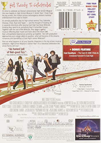 High School Musical 3: Senior Year [Reino Unido] [DVD]