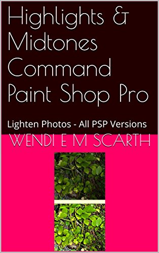 Highlights & Midtones Command Paint Shop Pro: Lighten Photos - All PSP Versions (Paint Shop Pro Made Easy by Wendi E M Scarth Book 118) (English Edition)