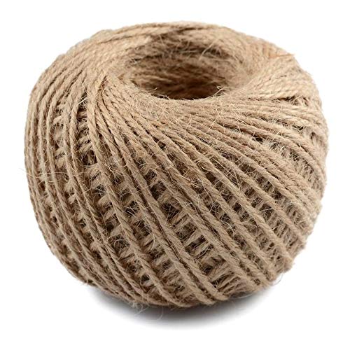 HIXISTO Cuerda De Yute,Cuerda De CáñAmo 30 Meter Natural CORDOR DE Jute Cabe CHEIN DE CHEIN DE CHEIN DE CHEQUES DE CHRIPULO DE JUEJO DE LA CIJA DE JUEJO DE LA CIJA HERRAMENTADOR