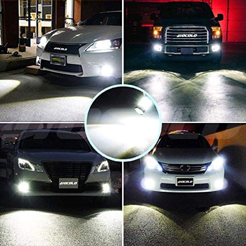 HOCOLO 2x 9005 HB3 H10 9145 9140 9050 9155 9055 Bombillas LED Blanco 6000K DRL Luz de conducción antiniebla Reemplazo halógeno 3570 Piezas de vehículos automotrices Plug-N-Play de alta potencia