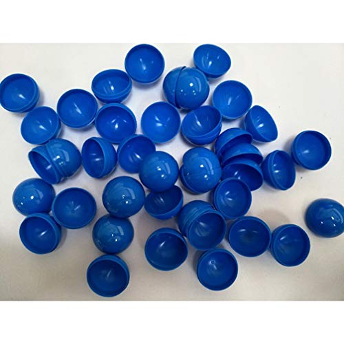 Holibanna - Lote de 25 bolas de lotería de plástico, número de bolas, bolas de actividad de mesa, bolas de pingüino, para decoración de fiesta de juegos (40 mm), color azul
