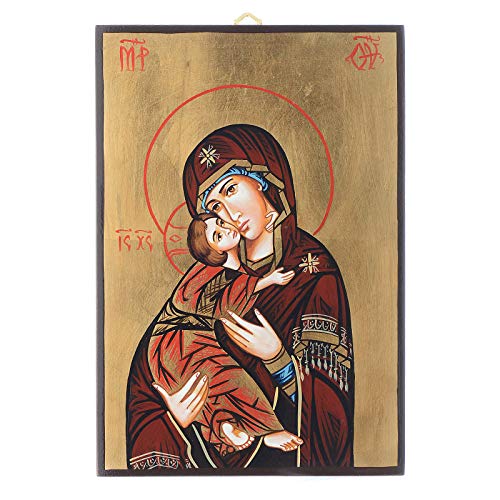Holyart Ícono rumano Virgen de Vladimir