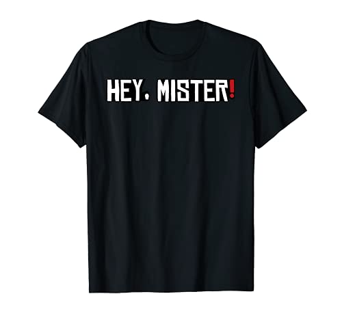 Hombre Hey, Mister! - RDR2 Arthur Morgan Cita divertida de videojuegos Camiseta