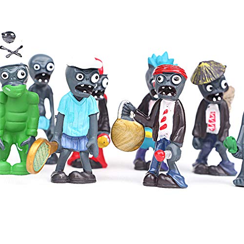 Honeytoy Plants vs Zombies Serie de Juguetes Show de Personajes Serie de Juguetes PVC Toys (B)