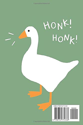 Honk Honk Goose Notebook: (110 Pages, Lined, 6 x 9)