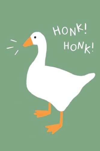 Honk Honk Goose Notebook: (110 Pages, Lined, 6 x 9)