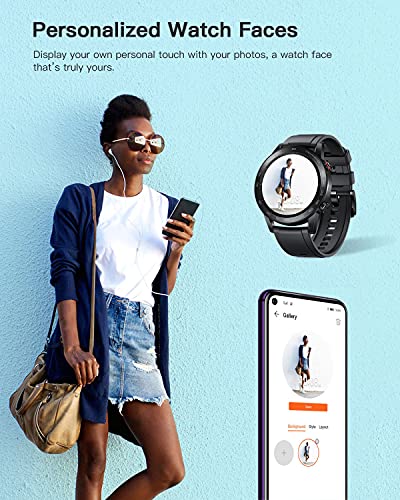 HONOR Smartwatch Magic Watch 2 46mm (hasta 2 Semanas de Batería, Pantalla Táctil AMOLED de 1.39", GPS, 15 Modos Deportivos, Llamadas Bluetooth) para Hombre Mujer, Negro Carbón