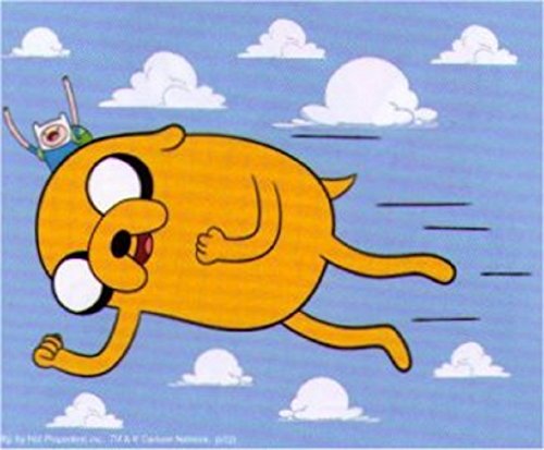 Hora De Aventuras Jake y Finn Sky Sticker