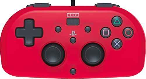 Hori - Mando Mini con cable (Rojo) (PS4/PC)