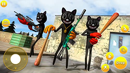 Horror Cartoon Cat 3D : Siren Head vs Cartoon Cat