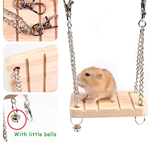 HORYDIA Juguetes para Conejos Pino Natural Molar Juguetes Adecuado para Hamster Conejillo de Indias Chinchilla Conejos Dientes Cuidado.(Juego de 10 Piezas)