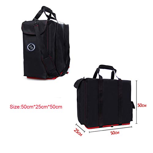 Hosoncovy Funda de transporte suave para ordenador de sobremesa y videojuegos, con bolsillos laterales para guardar teclado y auriculares (incluye brida de cable)