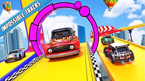 Hot Car Stunts: Mega Ramp Car Racing Games 3D Race Off Challenge