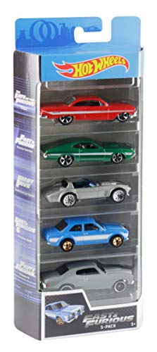 Hot Wheels - Fast and Furious Pack de 5 coches de juguete para niños +3 años (Mattel GGH46) , color/modelo surtido