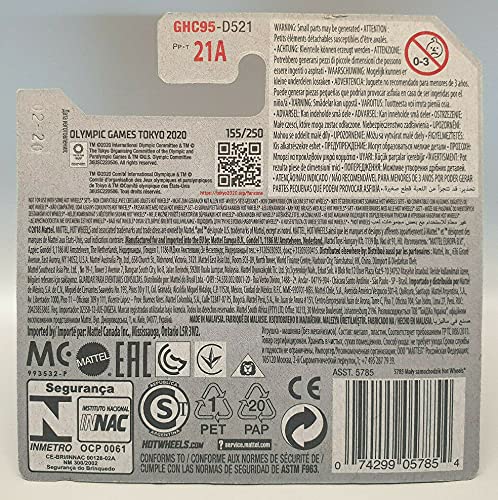 Hot Wheels - Hi Beam - GHC95 - Olympic Games Tokyo 2020 5/10 - Short Card - Artistic Gymnastics - Track Stars - 2020