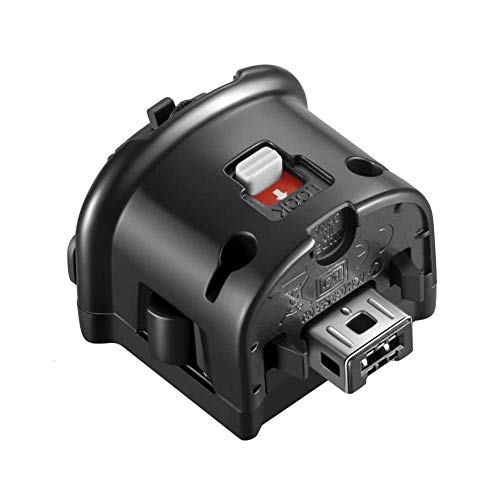 HOTSO Adaptador Motion Plus para Wii, Motion Plus Consola Wii Controlador Inalámbrico para Nintendo Wii Mando a Distancia (Producto de Terceros)-Negro
