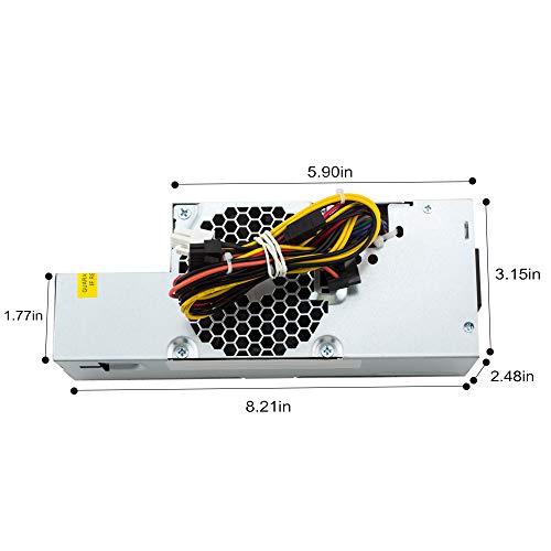 HotTopStar Fuente de alimentación de 235 W compatible con los sistemas Dell Optiplex 580, 760, 780, 960 (SFF) PW116, FR610, RM112, R224M, WU136, Números de modelo: F235E-00, L235P-01, H235P-00