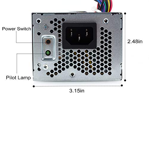 HotTopStar Fuente de alimentación de 235 W compatible con los sistemas Dell Optiplex 580, 760, 780, 960 (SFF) PW116, FR610, RM112, R224M, WU136, Números de modelo: F235E-00, L235P-01, H235P-00