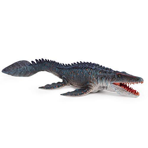 househome Mosasaurus - Modelo de carnicero, dinosaurio, safari, Jurassic World dinosaurio, juguete Mosasaurus, simulación animal marino dinosaurio Adorno Modelo de Dinosaurio Marino