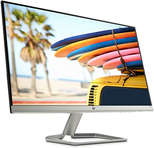 HP 24fw – Monitor de 24" Full HD (1920 x 1080, 75Hz, 5ms, IPS LED, 16:9, AMD FreeSync, HDMI, VGA, Antirreflejo, Antiestático, Low Blue Light, Inclinación Ajustable) Plata