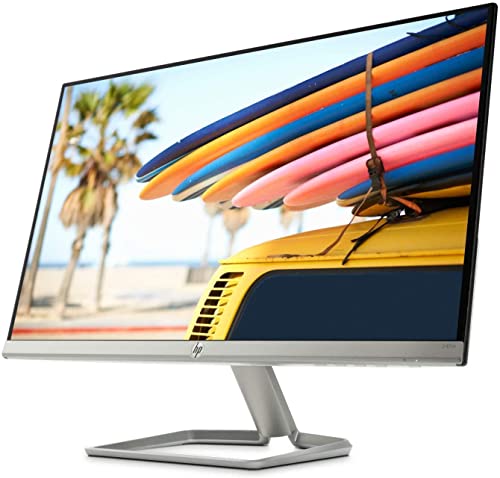 HP 24fw – Monitor de 24" Full HD (1920 x 1080, 75Hz, 5ms, IPS LED, 16:9, AMD FreeSync, HDMI, VGA, Antirreflejo, Antiestático, Low Blue Light, Inclinación Ajustable) Plata