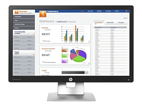 HP EliteDisplay E232 23" Full HD IPS Mate Negro Pantalla para PC - Monitor (58,4 cm (23"), 1920 x 1080 Pixeles, LED, 7 ms, 250 CD/m², Negro)