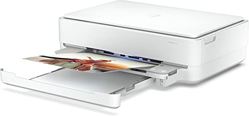 HP Envy 6020 5SE16B, Impresora Multifunción Tinta, Color, Imprime, Escanea y Copia, Wi-Fi, USB 2.0, HP Smart App, Incluye 3 Meses del Servicio Instant Ink, Blanca