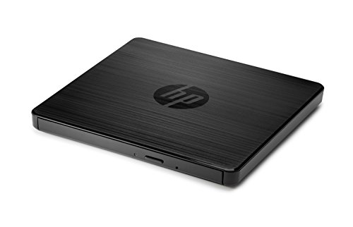 HP External USB DVDRW Drive - Unidad de disco óptico (Negro, Portátil, DVD±RW, USB 2.0)