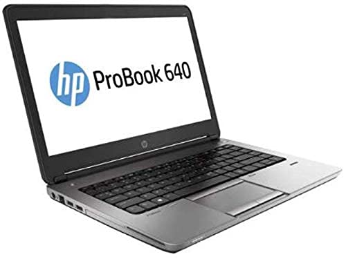 HP Ordenador portátil ProBook 640 G1 de 14 pulgadas, Intel Core i5, 8 GB de RAM, 128 GB SSD, Win10 Home (renovado) (Reacondicionado)