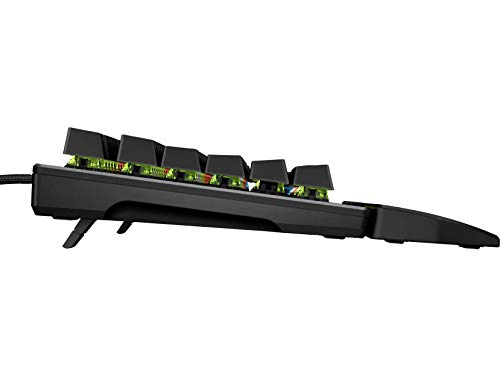 HP Pavilion 800 - Teclado mecánico para Juegos (retroiluminación LED RGB, QWERTY Español)