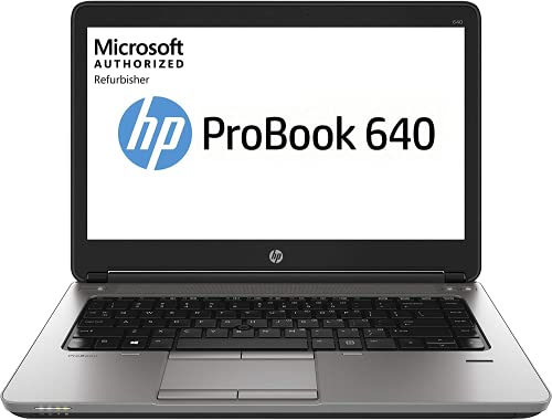 HP ProBook 640 G1 14" Laptop, Intel Core i5, 16GB RAM, 512GB SSD, Win10 Pro (Renewed)