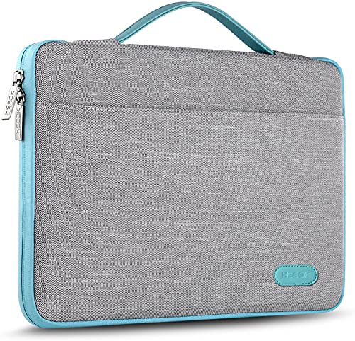 HSEOK Maletin Portatil 15 15,6 16 Pulgadas Funda Protectora Delgada Impermeable para MacBook Pro 15 16 y 15"-16" Laptop Ultrabook Chromebook, DELL HP Lenovo Acer Ausu y más, Gris