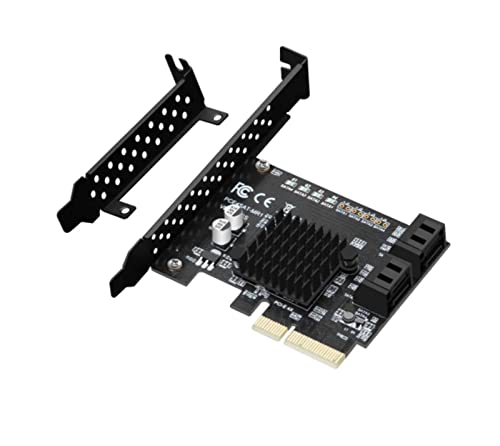 HUAHUA JUSU Store 4 Puertos SATA III 6 Gbps Raid DE PCIE Tarjeta de Controlador de Host Soporte Hyperduo Ssd Nervio IPF Puerto de Disco Duro multiplicador 8 8SE9230 Chip