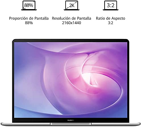 HUAWEI MateBook 13 - Ordenador portátil con pantalla de 13'' 2K (AMD Ryzen 7 3700U, 16GB RAM, 512GB SSD, Windows 10 Home), Color Gris - Teclado QWERTY Español