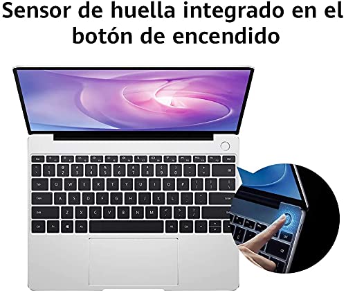 HUAWEI MateBook 13 - Ordenador portátil con pantalla de 13'' 2K (AMD Ryzen 7 3700U, 16GB RAM, 512GB SSD, Windows 10 Home), Color Gris - Teclado QWERTY Español