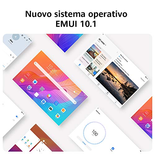 HUAWEI MatePad T10s - Tablet de 10.1"con pantalla FullHD (WiFi, RAM de 4GB, ROM de 64GB, procesador Kirin 710A, Altavoces cuádruples, EMUI 10.1, Huawei Mobile Services), Color Azul