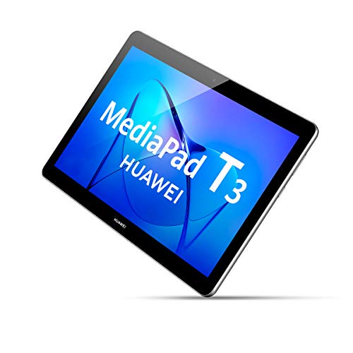HUAWEI Mediapad T3 10 - Tablet de 9.6" HD (WiFi, RAM de 2GB, ROM de 32GB, Android 8.0, EMUI 8.0), color Gris