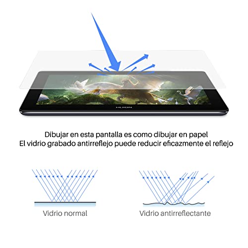 HUION Kamvas Pro 16 4K UHD Tableta Gráfica con Pantalla, Monitor de 15,6 Pulgadas, Antirreflejo Laminado Completo, Función de Inclinación 8192 Lápiz óptico sin Batería PW517 para PC, Mac, Android