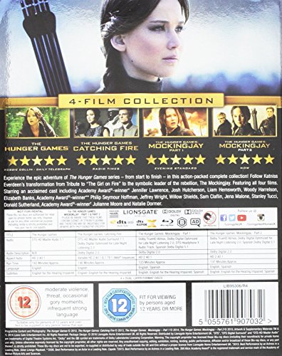 Hunger Games: Complete 4-Film Collection (4 Blu-Ray) [Edizione: Regno Unito] [Blu-ray]