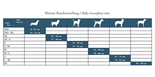 HUNTER RACING - Arnés noruego para perros, nailon, reflectante, apto para abrigos, rojo,S,42 - 53 cm