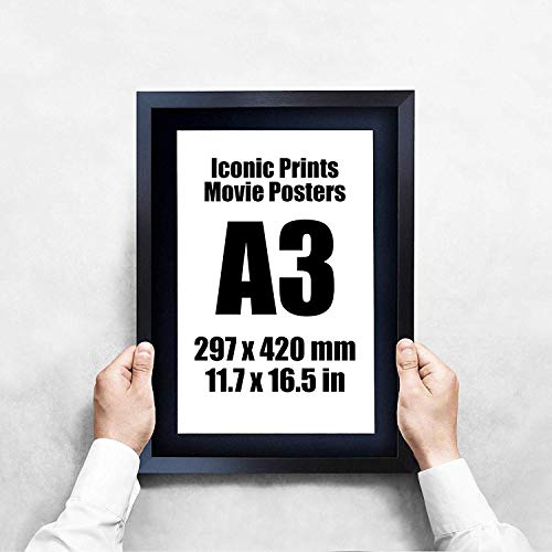 HWC Trading A3 para La Trilogía De Star Wars Colección del Cartel De La Película Firmado Autógrafos Impresos Enmarcada Hamill, Ford, Fisher, Guinness Fotográfica