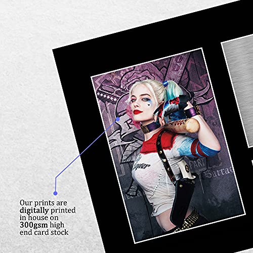 HWC Trading Margot Robbie Suicide Squad Harley Quinn presenta una imagen impresa con autógrafo firmado para los fans de la película - A4