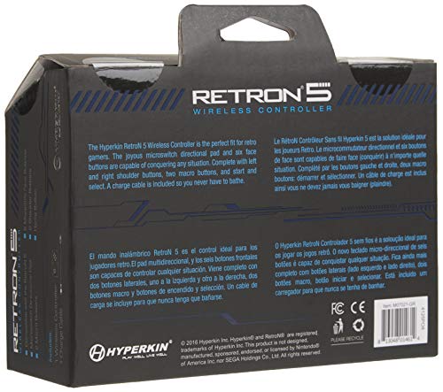hyperkin retron 5 Bluetooth Wireless Controller (Gris)